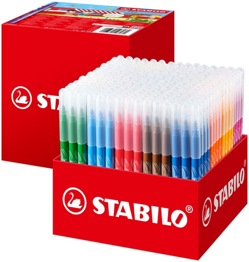 [1439324] Viltstift STABILO power 280 medium assorti classpack à 240 stuks