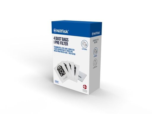 [1431028] Stofzuigerzak Nilfisk standard Elite Extreme King 4 stuks