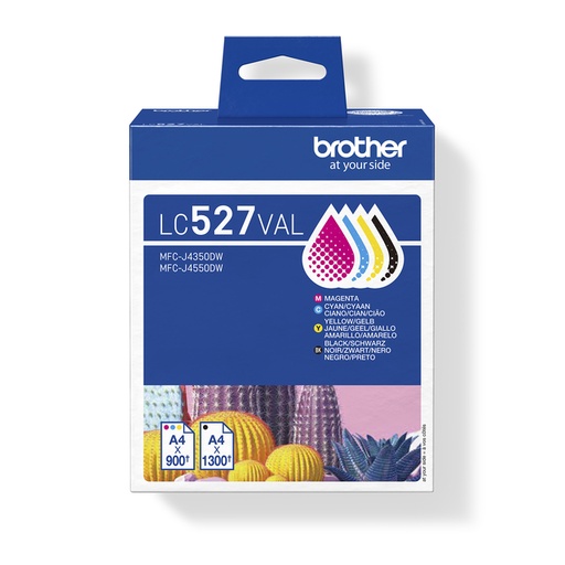 [1438458] Inktcartridge Brother LC-527 zwart + 3 kleuren