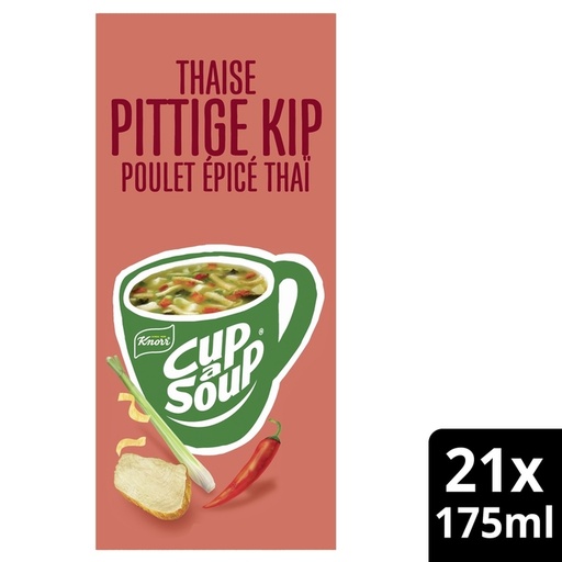 [1438537] Cup-a-Soup Knorr Thaise pittige kip 21x175ml