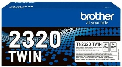 [1466350] Toner Brother TN-2320TWIN zwart