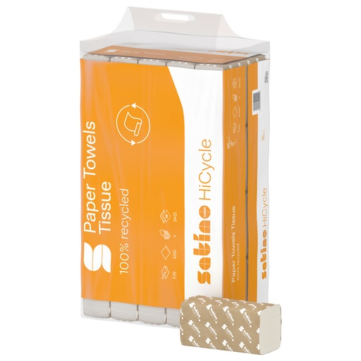 [1466393] Handdoek Satino PT3 HiCycle v-vouw 2-laags 240x230mm 20x200 vel wit 278720