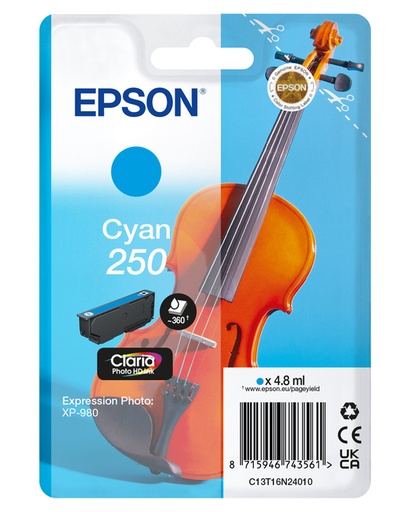 [1466132] Inktcartridge Epson 250 T16N24 blauw