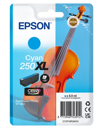 [1466146] Inktcartridge Epson 250XL T16P24 blauw