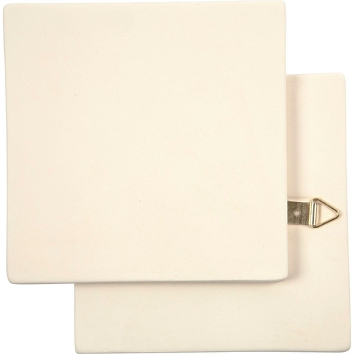 [1468053] Kunsttegel Creativ Company 130x130x7mm wit
