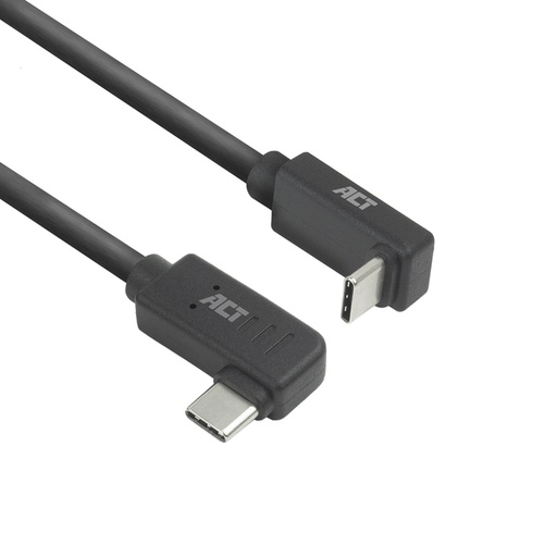 [1468045] Kabel ACT USB-C hoek links/rechts USB-C hoek boven/beneden 10Gbps 1m