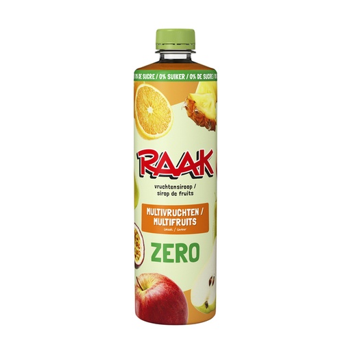 [1468502] Siroop RAAK multivruchten zero sugar 750ml