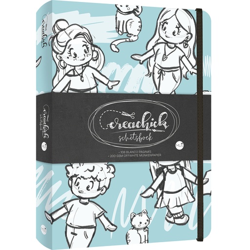 [1465936] Schetsboek CreaChick Blue