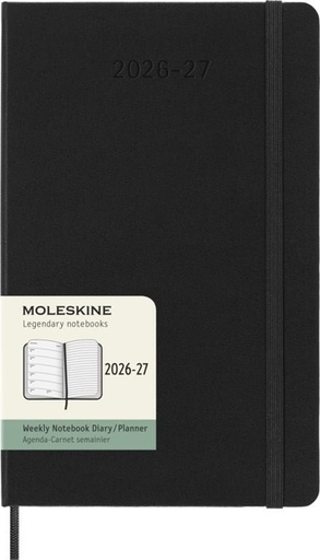 [1466002] Agenda 2027 Moleskine 18M Planner Weekly 7dagen/1pagina large hc black