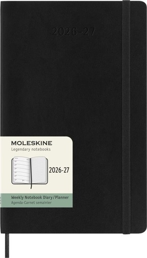 [1466042] Agenda 2027 Moleskine 18M Planner Weekly 7dagen/1pagina large sc black