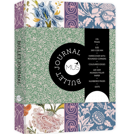[1465927] Bullet Journal MUS Wallflowers dots 192 pagina's