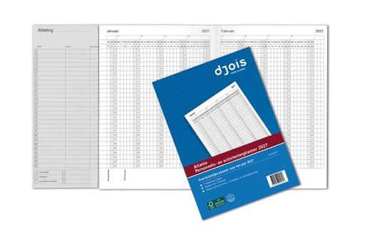 [1465900] Jaarplanner 2027 Djois personeel- en activiteitenplanner