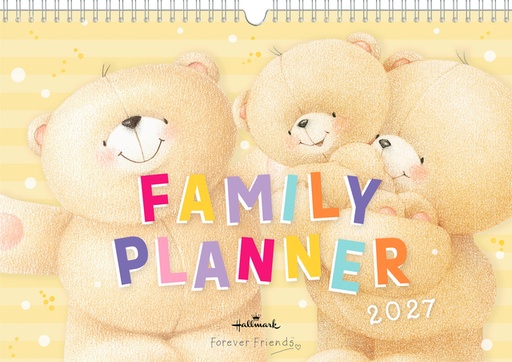 [1467024] Familiekalender 2027 Forever Friends A4 internationaal
