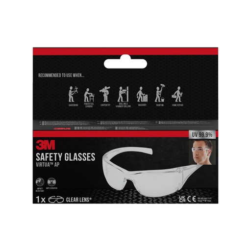 [1469231] Veiligheidsbril 3M Virtua AP heldere lens