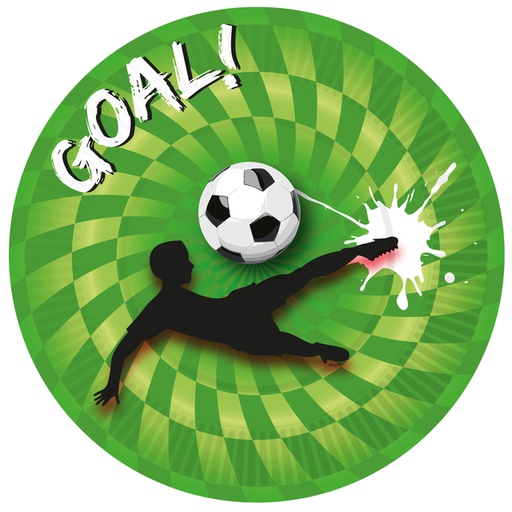 [1438947] Bord Haza Goal! 23cm 8 stuks