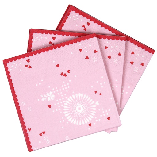 [1465882] Servet Haza  prinses 25cm 20 stuks
