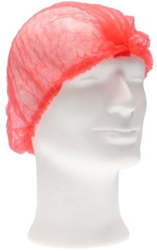 [1469086] Haarnet CMT clip non-woven L 53cm PP rood 100 stuks