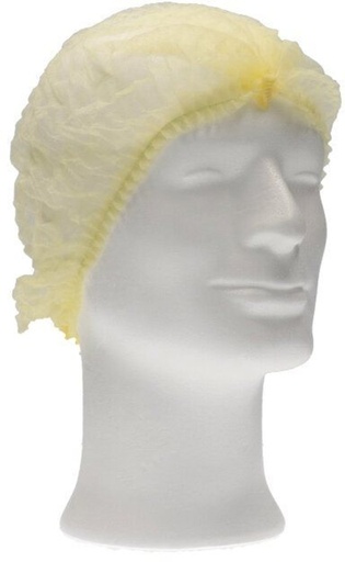 [1469087] Haarnet CMT clip non-woven L 53cm PP geel 100 stuks