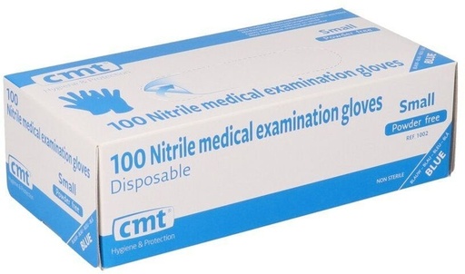 [1469088] Handschoen CMT S soft nitril blauw 100 stuks