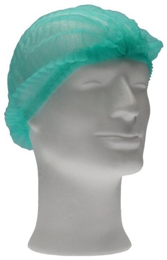 [1469091] Haarnet CMT clip non-woven L 53cm PP groen 100 stuks