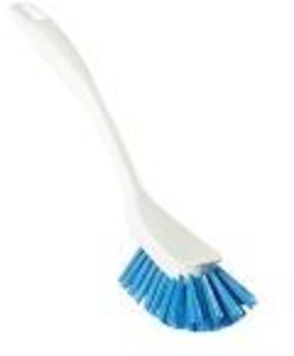 [1469117] Afwasborstel  Vikan classic medium 255mm wit blauw