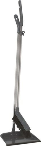 [1469123] Stofblikset Vikan ErgoClean met veger  900mm grijs