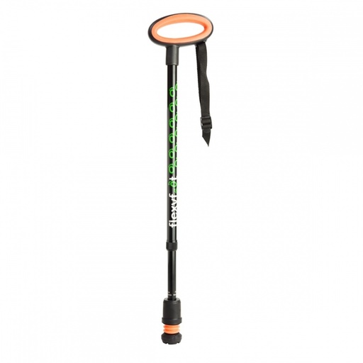 [1467988] Wandelstok Flexyfoot ovalen handvat zwart