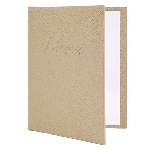 [1473698] Menukaart Securit Signature A5 zand