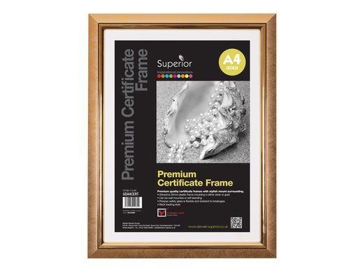 [1473885] Fotolijst Seco A4 goud plexiglas