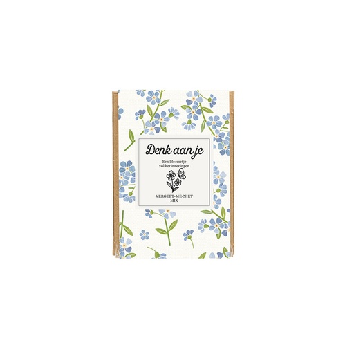 [1474243] Giftbox Blossombs Denk aan je Vergeet-me-niet mix à 4 zaadbommetjes