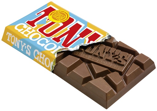 [1469466] Chocolade Tony's Chocolonely melk karamel gepofte rijst 180 gram