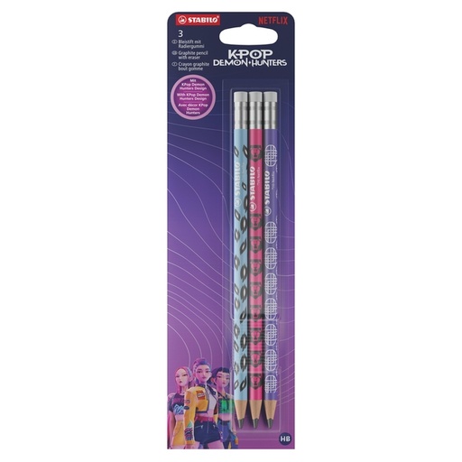 [1468758] Potlood STABILO K-Pop HB blister 3st
