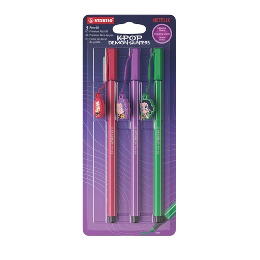 [1468933] Viltstift STABILO Pen 68 K-Pop Demon Hunters V1 3st