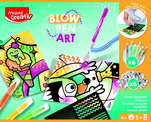 [1474395] Blowpen Maped Creativ Art Pop Art complete activiteit