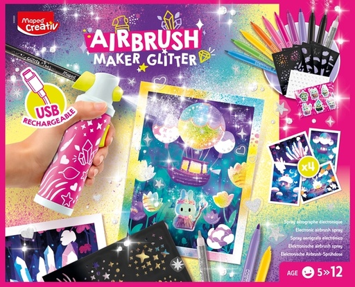 [1474396] Airbrush Maker Maped Creativ Glitter