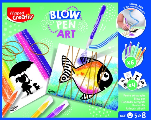 [1474399] Blowpen Maped Creativ Art String Art complete activiteit