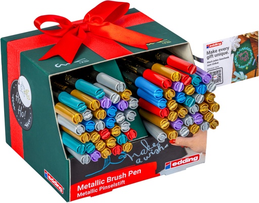[1467785] Brushpen edding 1340 Festive Moments display à 70 stuks