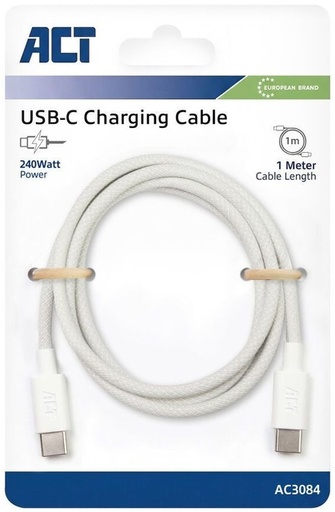[1468899] Kabel ACT 2.0 USB-C 240W 1 meter wit