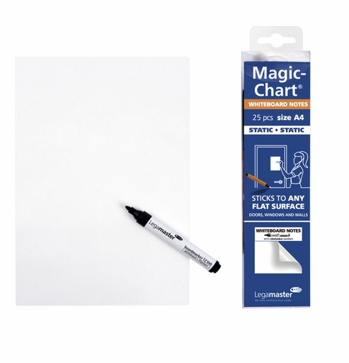 [034031] Magic-chart notes Legamaster whiteboard 20x30cm wit 25 vel