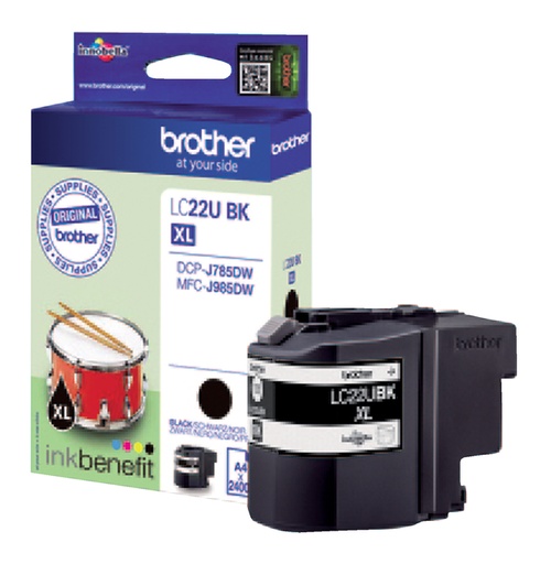 [405366] Inktcartridge Brother LC-22UBK zwart