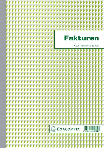 [010406] Kasboek Exacompta Manifold facturen dupli 50vel