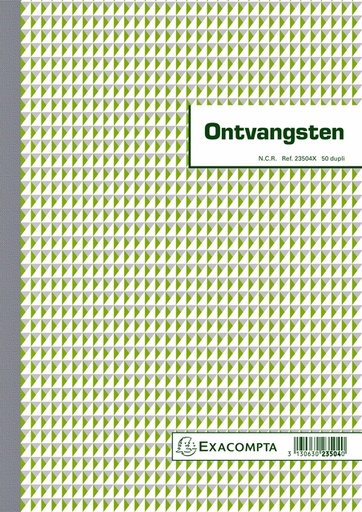 [010407] Kasboek Exacompta Manifold ontvangsten dupli 50vel