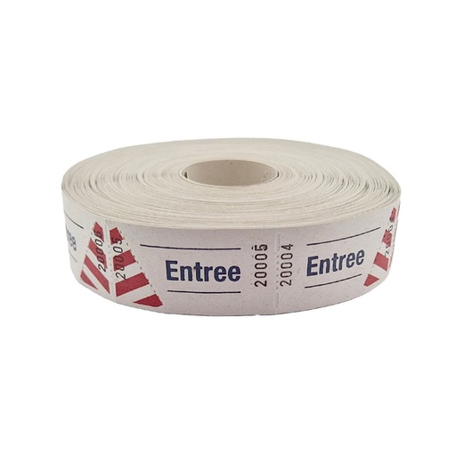 [062494] Entreebewijs Combicraft nummering 1-1000 wit 1000 stuks