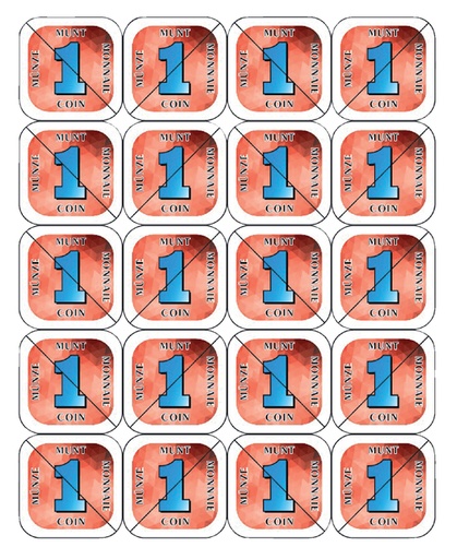 [062498] Consumptie breekmunten Combicraft 200 stuks rood