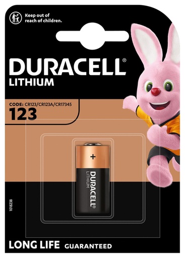 [413595] Batterij Duracell 1x CR123 high power lithium