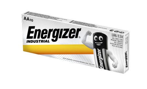 [413624] Batterij Industrial AA alkaline doos à 10 stuks