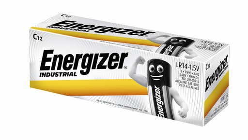 [413626] Batterij Industrial C alkaline doos à 12 stuks