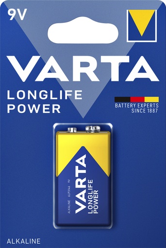 [413760] Batterij VARTA Longlife Power 9Volt