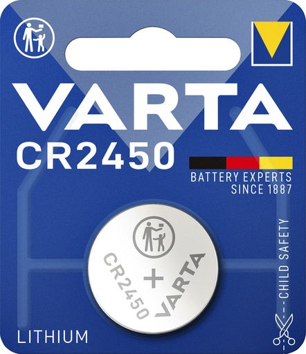 [413770] Batterij VARTA knoopcel 1x CR2450 lithium