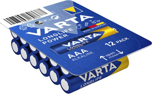 [413832] Batterij Varta Longlife Power big box 12xAAA